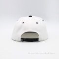 Buiten witte snapback cap groothandel